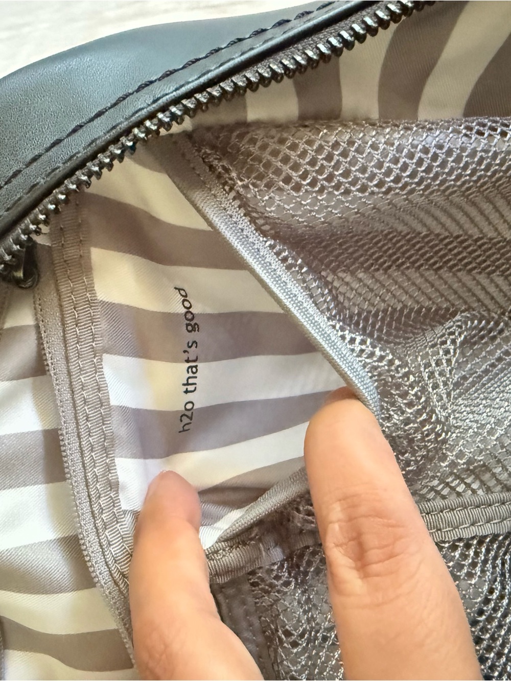lululemon athletica Black Leather Duffel Tote - Picture 5 of 15